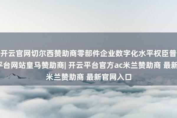 开云官网切尔西赞助商零部件企业数字化水平权臣普及-开云平台网站皇马赞助商| 开云平台官方ac米兰赞助商 最新官网入口